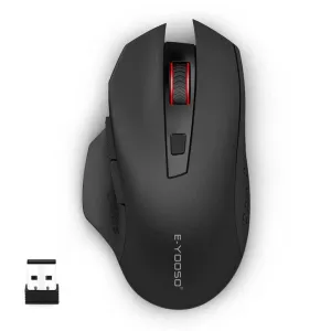 المهنية شغال تصميم ماوس لاسلكي بصري . Professional Ergonomic Design Wireless Optical Mouse