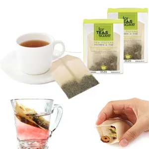 100 Pcs Disposable Tea Bags Teabag Filter Empty Teabag Herb Loose Leaf Sachet