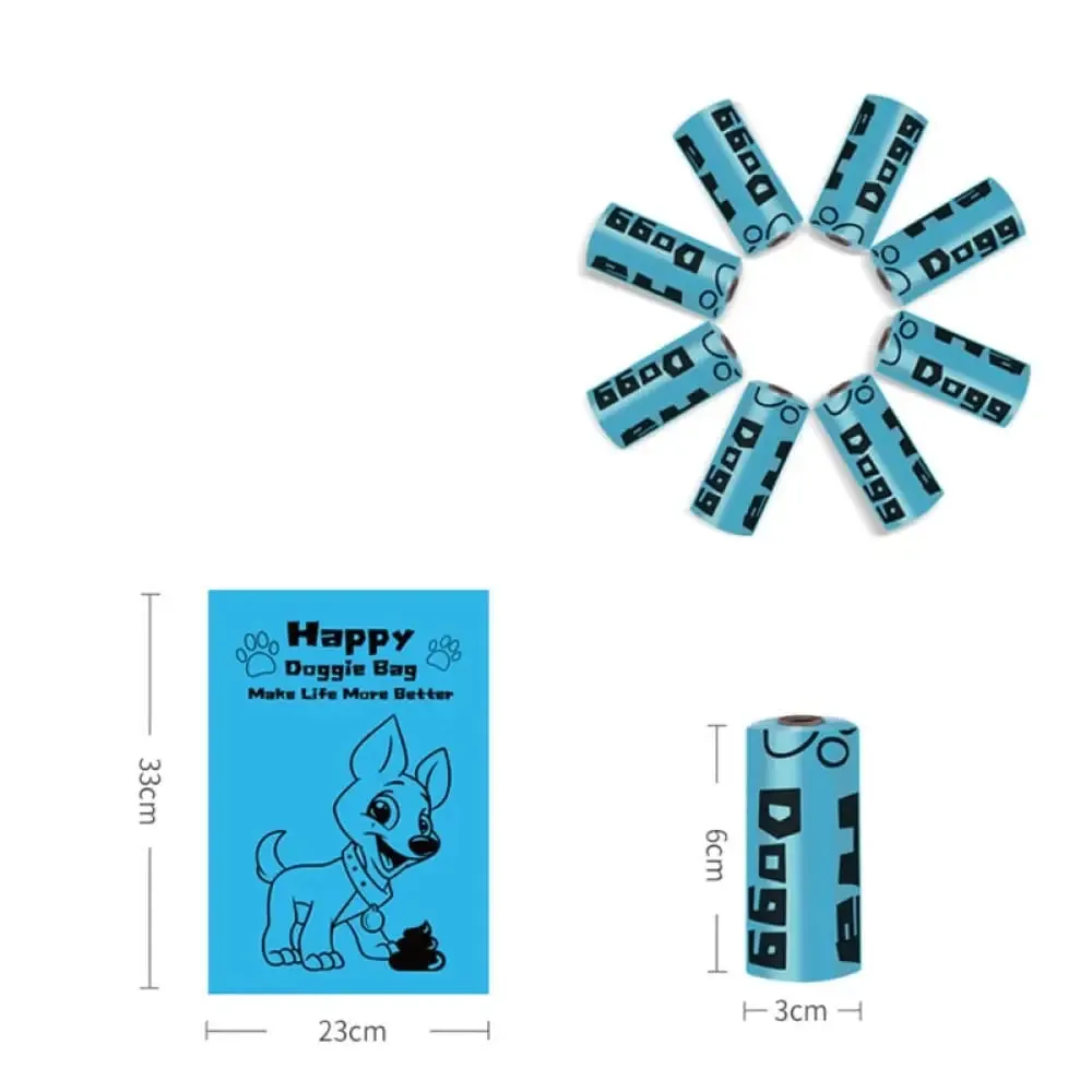 120 270 Pieces Biodegradable Leak-proof Strong Pet Waste Bag Hand Free Clip Easy to Tear