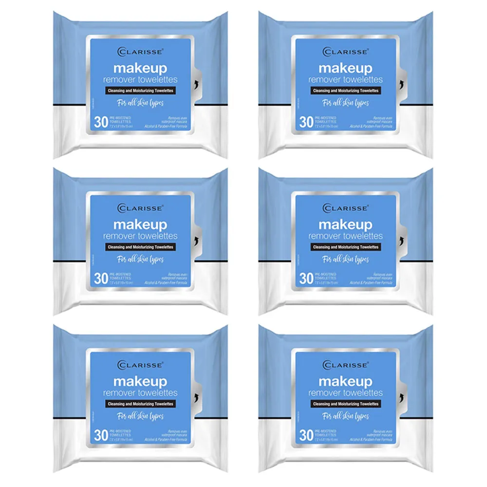 180ct Makeup Remover Facial Cleaning Wipes Cleansing Towelette Clean Moisturize