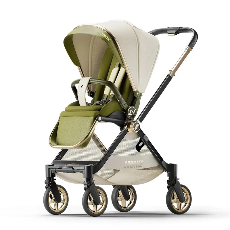 2025 Premium Ergonomic Stroller with Smart Reversible Seat  Luxury Design and Comfort