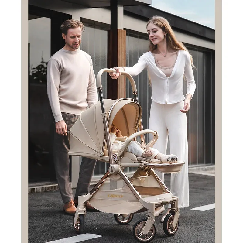 2025 Premium Ergonomic Stroller with Smart Reversible Seat  Luxury Design and Comfort