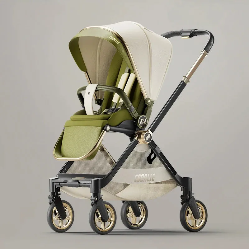 2025 Premium Ergonomic Stroller with Smart Reversible Seat  Luxury Design and Comfort