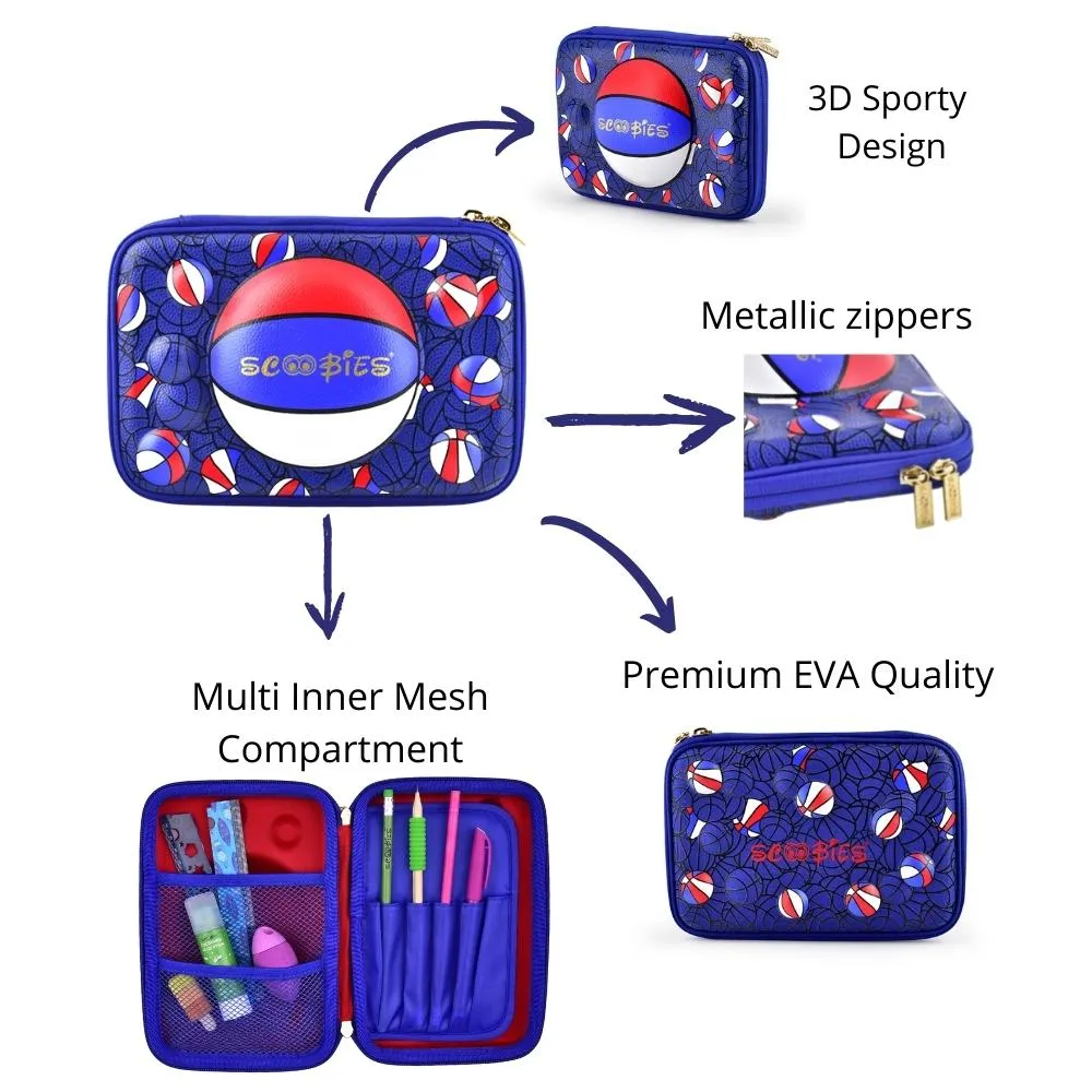 3D Basketball Pencil Case | Quirky Design  | Intriguing Colours