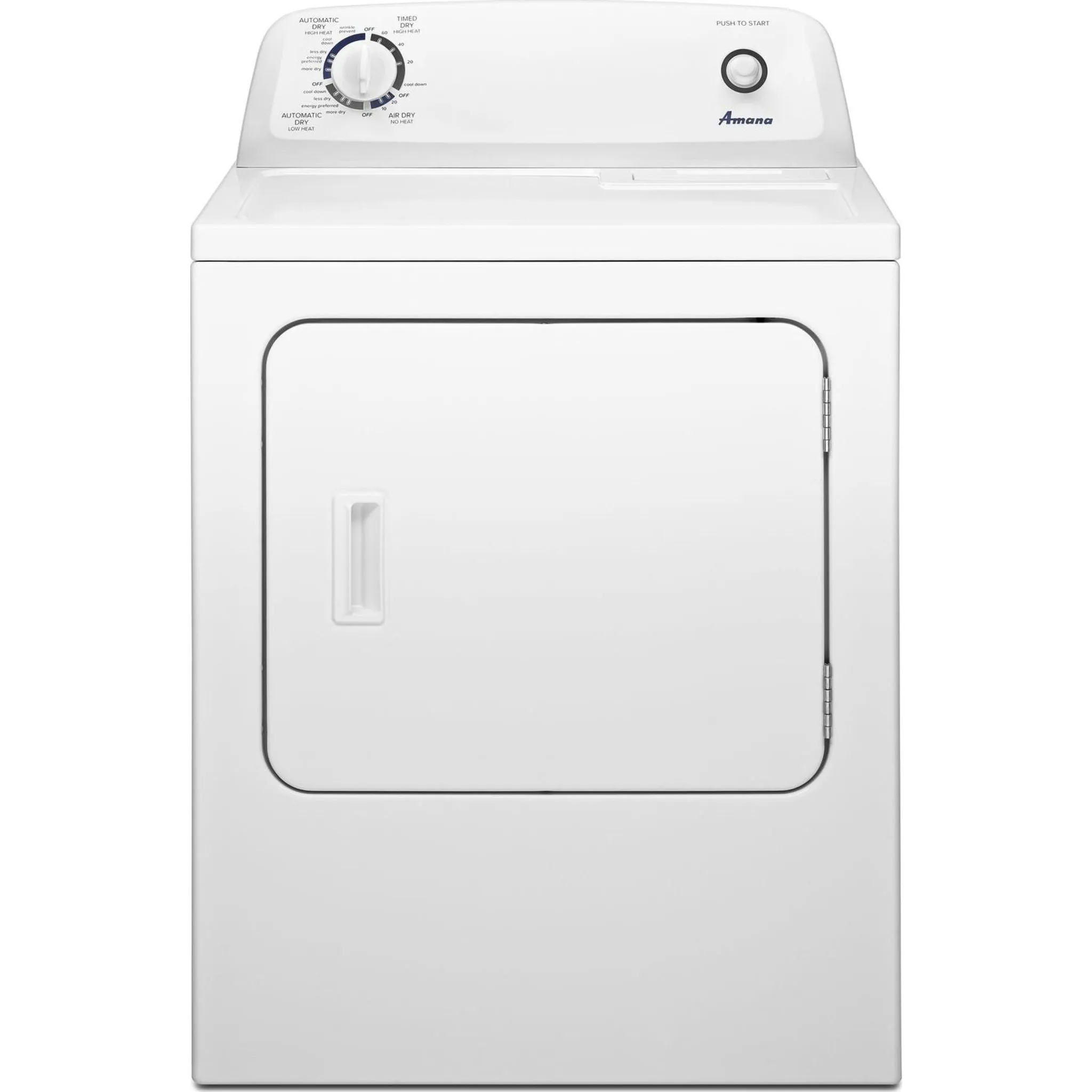 Amana 6.5 cu. ft. Top-Load Gas Dryer with Automatic Dryness Control (NGD4655EW)