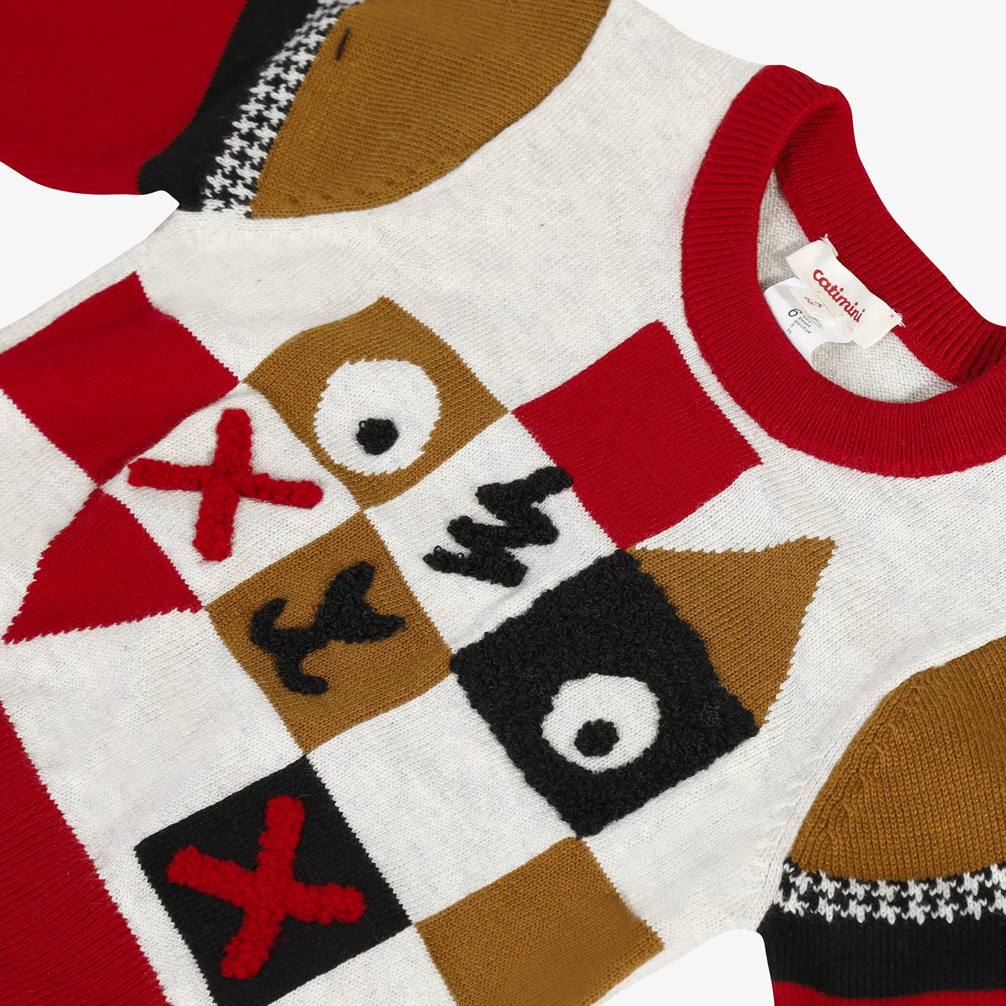 Baby boy graphic multicolored sweater