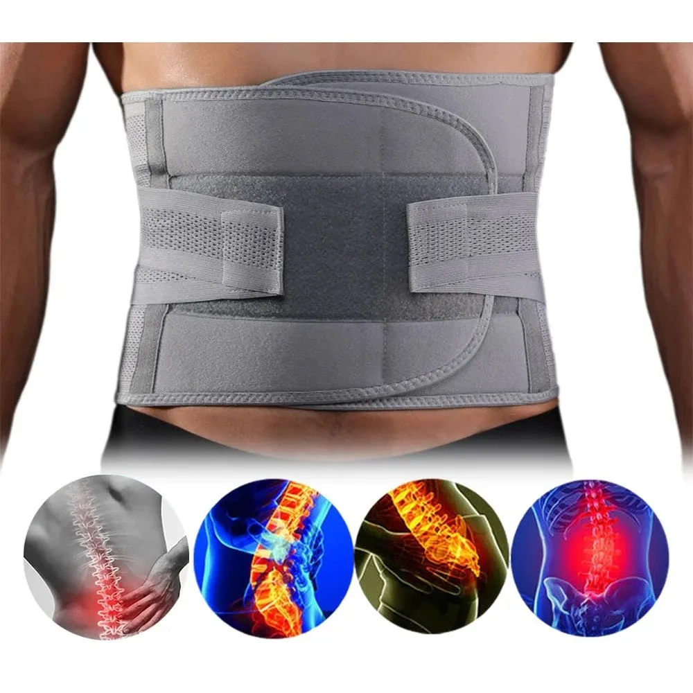 Breathable Ergonomic Design Warmer Stretcher Lower Back Belt for Pain Relief