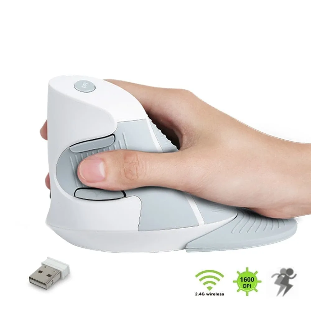 Ergonomic Design Wireless 6 Buttons Vertical Mouse
