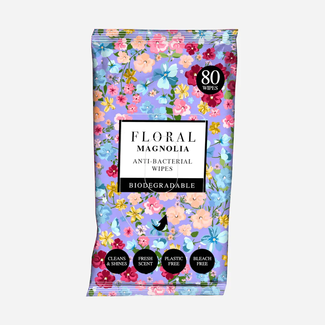 Floral Anti-Bacterial Wipes