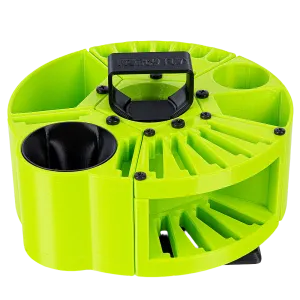 Houndabout Round Tool Caddy Lime Green by Vanity Fur