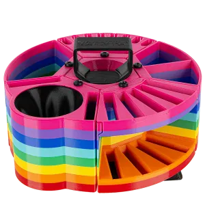Houndabout Round Tool Caddy Rainbow by Vanity Fur