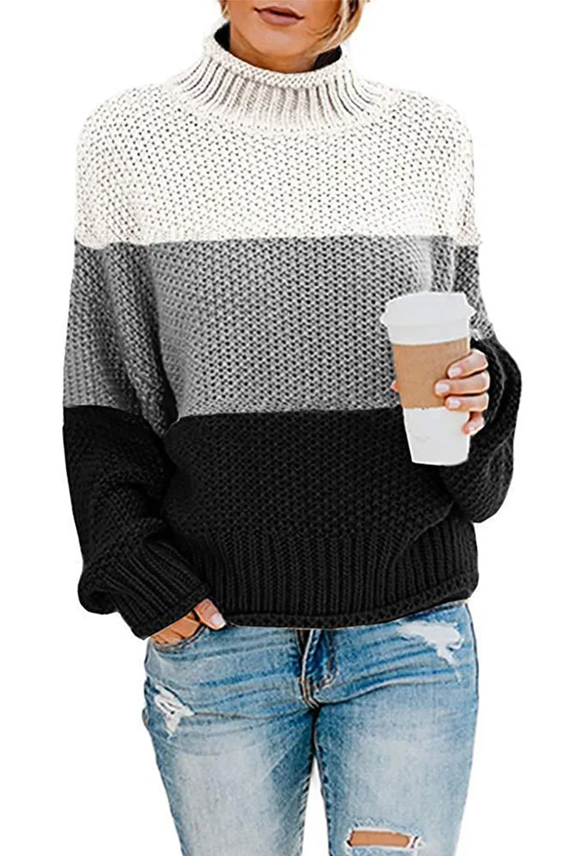 HWT1219 Cozy Chic Turtleneck Sweater