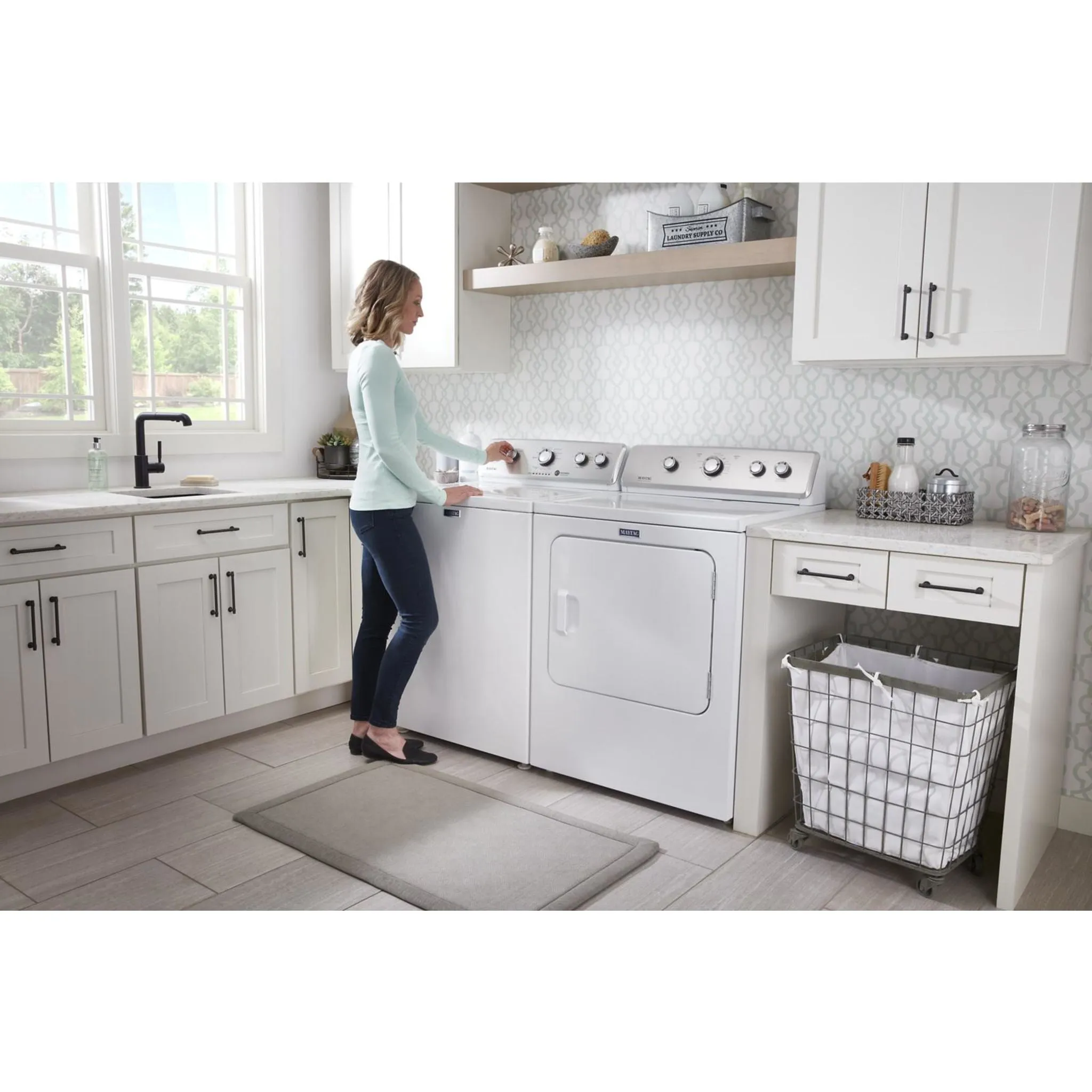 Maytag Large Capacity Top Load Dryer with Wrinkle Control7.0 cu. ft. (YMEDC465HW)