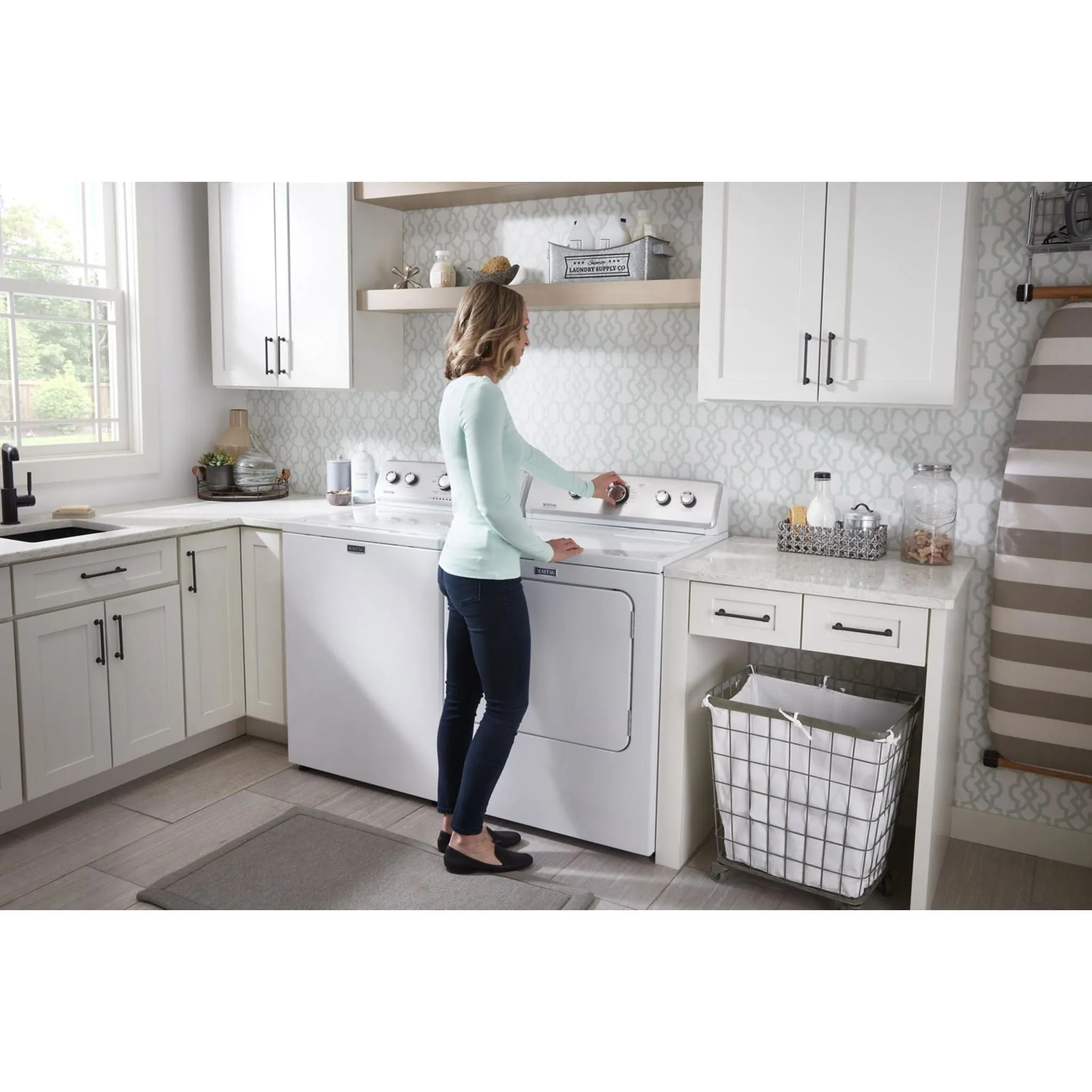 Maytag Large Capacity Top Load Dryer with Wrinkle Control7.0 cu. ft. (YMEDC465HW)