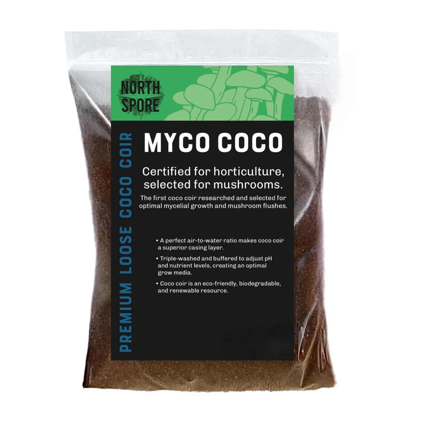 North Spore 'Myco Coco' Loose Coco Coir Substrate & Casing Layer