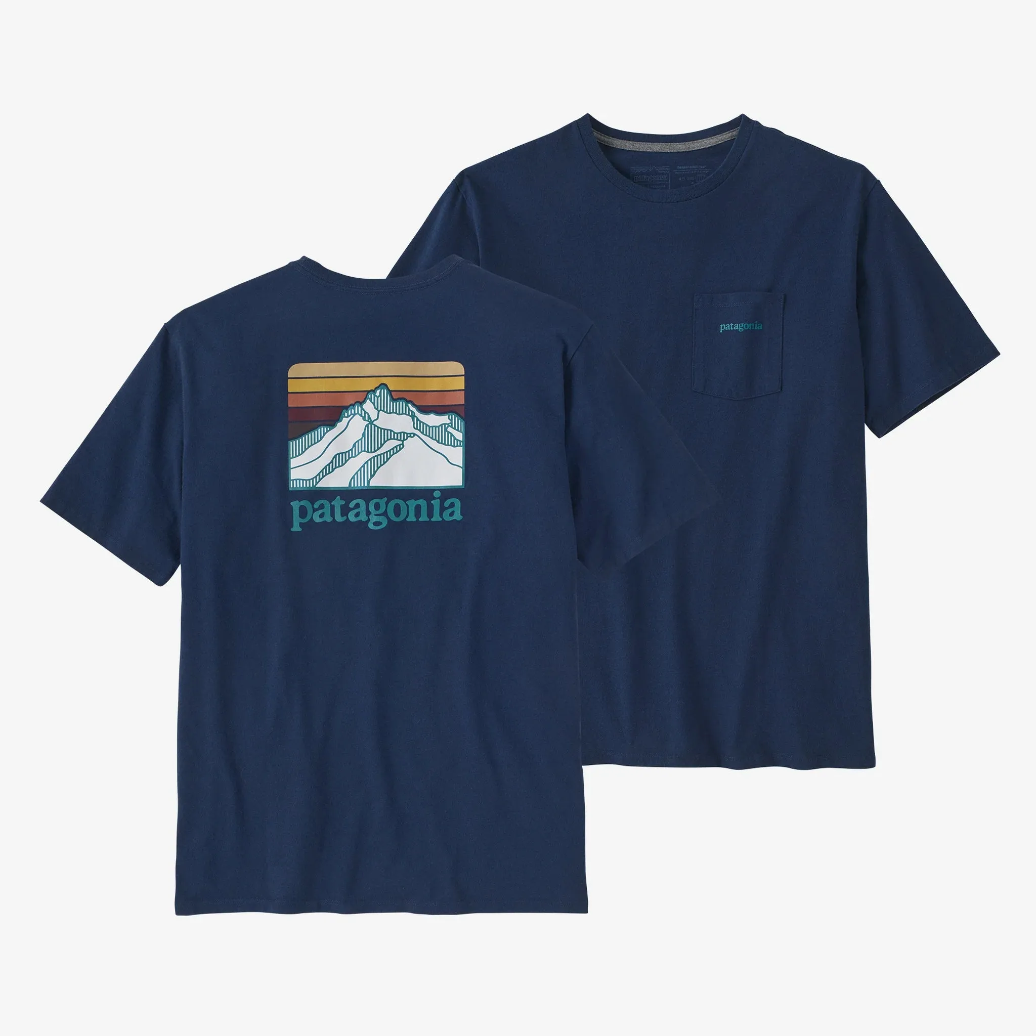 Patagonia Line Logo Ridge Pocket Responsibili-Tee