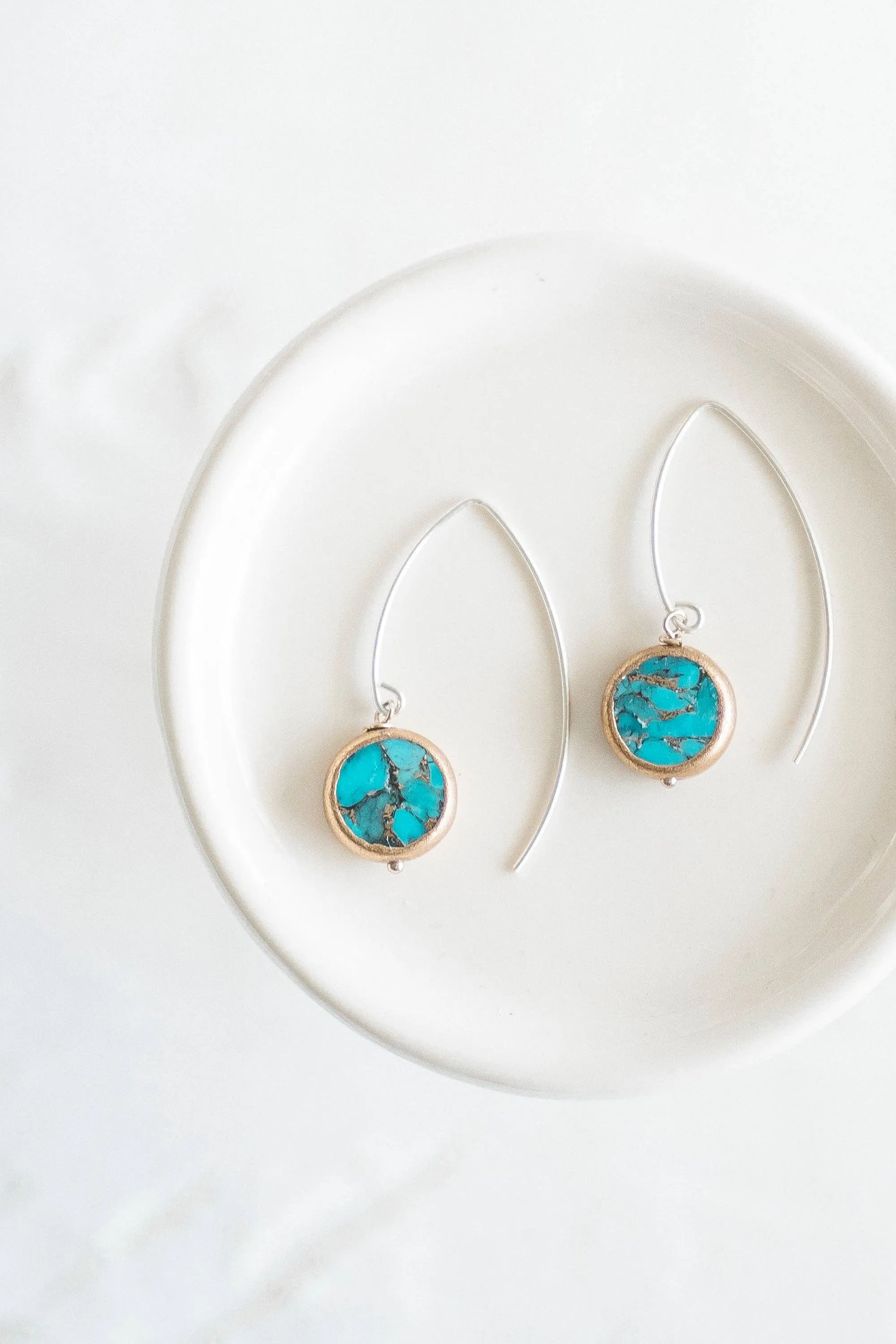Veda Mosaic Turquoise Earring