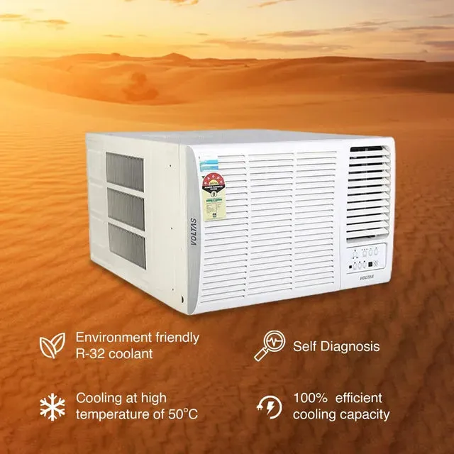 VOLTAS 183V Vertis Pearl  2 in 1 Convertible 1.5 Ton 3 Star Inverter Window AC with Anti Dust Filter (Copper Condenser)